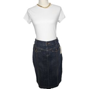 Michael Kors. NWT! Knee-length jean skirt. Size 6